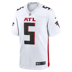Drake London Atlanta Falcons Away Game Player Jersey - White Jerseys