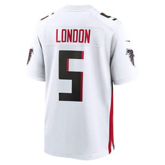 Drake London Atlanta Falcons Away Game Player Jersey - White Jerseys