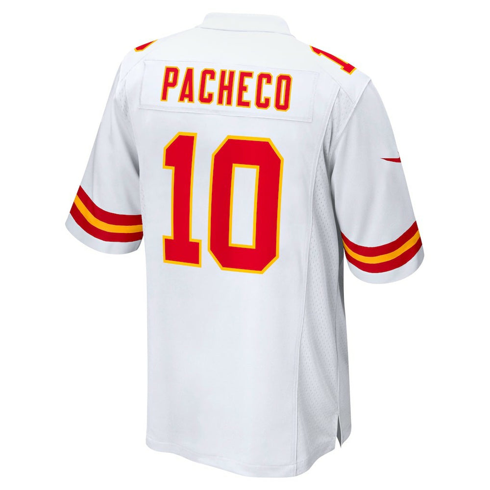 Isiah Pacheco Kansas City Chiefs Away Game Player Jersey - White Jerseys