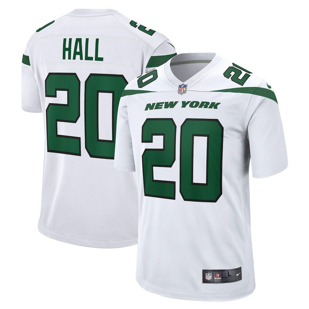 Breece Hall New York Jets Away Game Player Jersey - White Jerseys