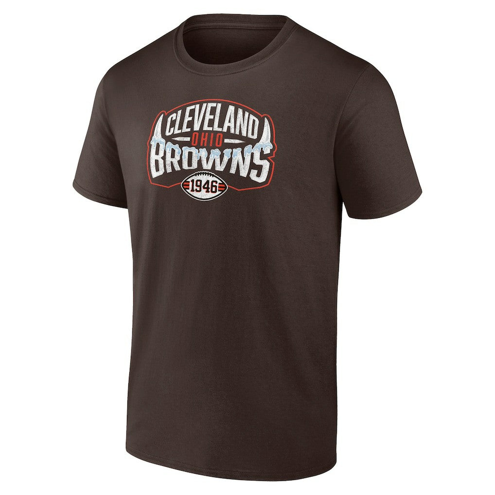 Cleveland Browns Open Receiver T-Shirt - Brown T-shirts