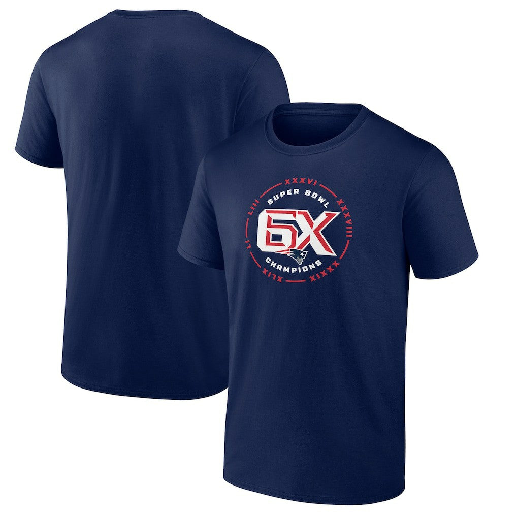 New England Patriots Open Receiver T-Shirt - Navy T-shirts