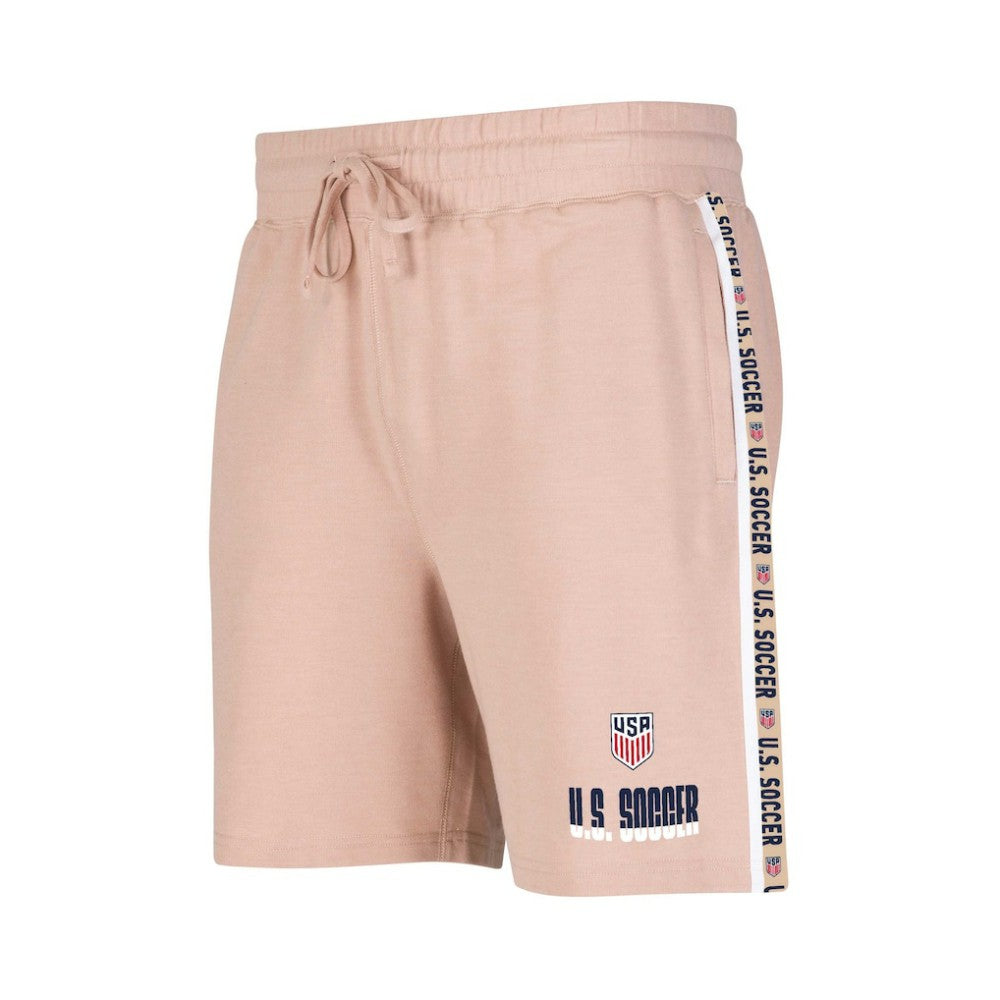 USMNT Concepts Sport Team Stripe Shorts Tan