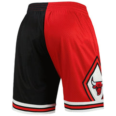 Chicago Bulls Hardwood Classics 1997 Split Swingman Shorts Black/Red - Mitchell & Ness