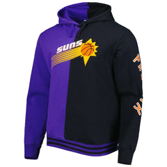 Phoenix Suns Hardwood Classics Split Pullover Hoodie Purple/Black - Mitchell & Ness