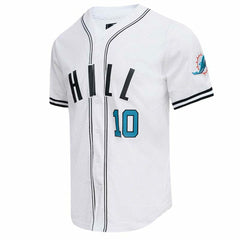 Tyreek Hill Miami Dolphins Pro Standard Mesh Baseball Button-Up T-Shirt - White T-shirts