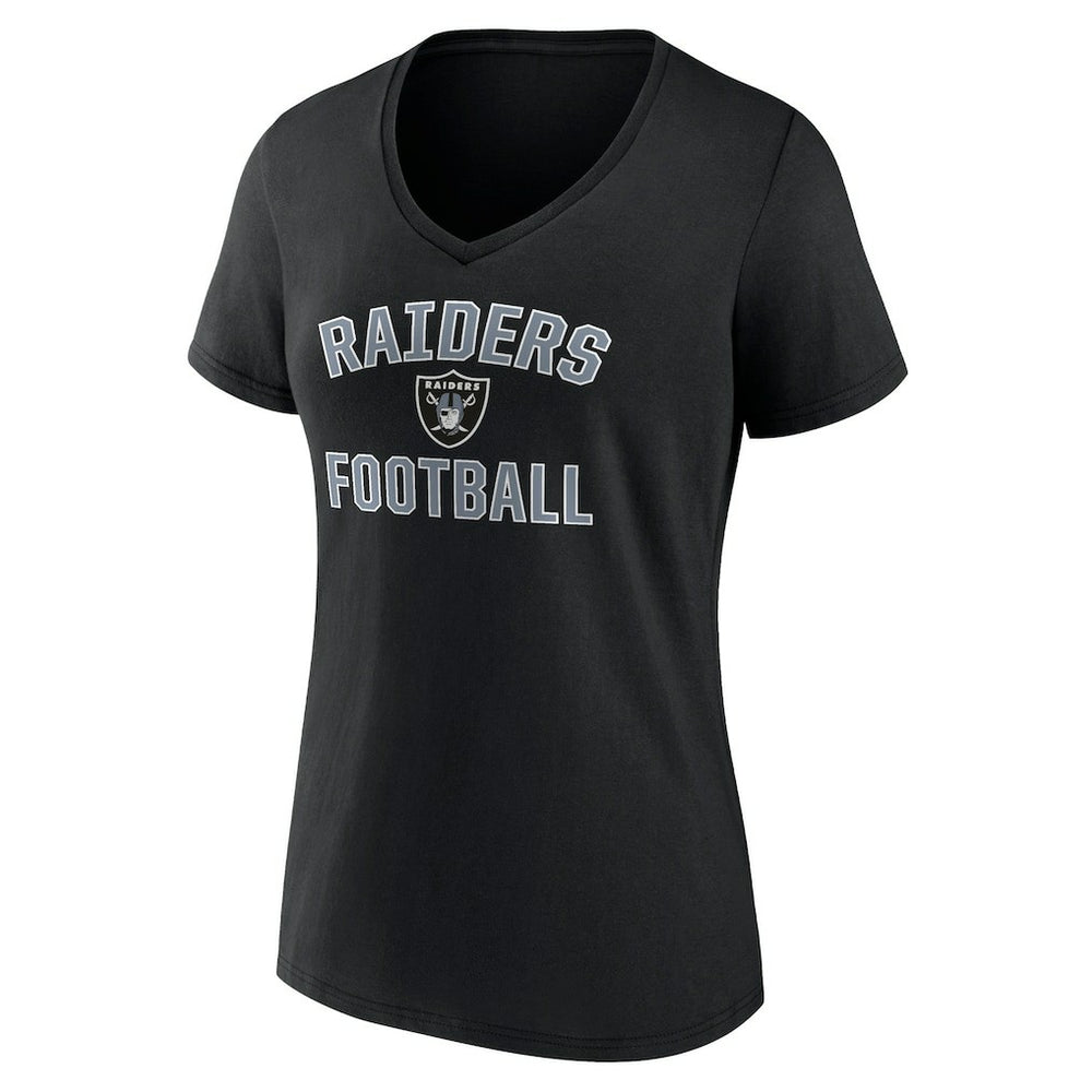 Las Vegas Raiders Victory Arch V-Neck T-Shirt - Black T-shirts