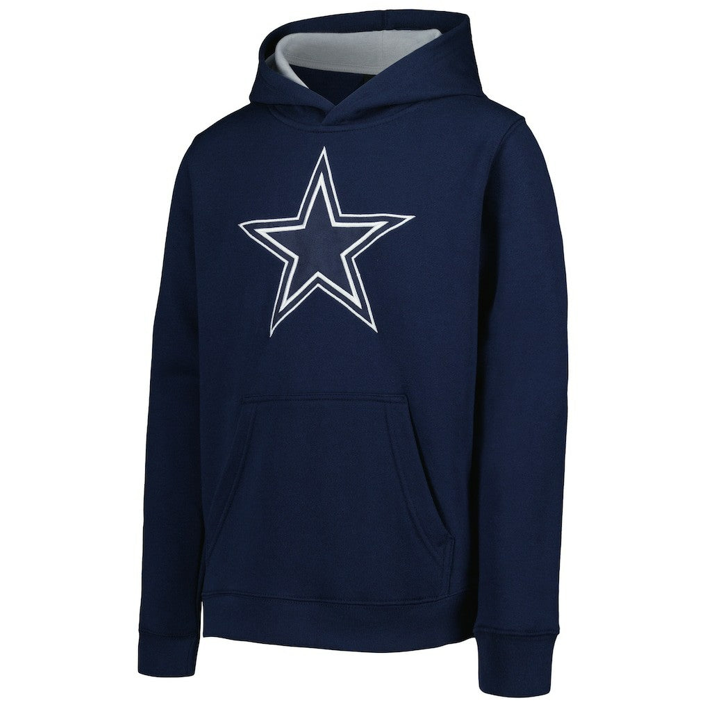 Dallas Cowboys Youth Prime Pullover Hoodie - Navy Hoodies