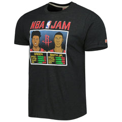 Jalen Green & Jabari Smith Jr. Houston Rockets Homage NBA Jam Tri-Blend T-Shirt Charcoal outlet