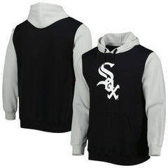 Chicago White Sox Stitches Team Pullover Hoodie - Black/Gray Hoodies