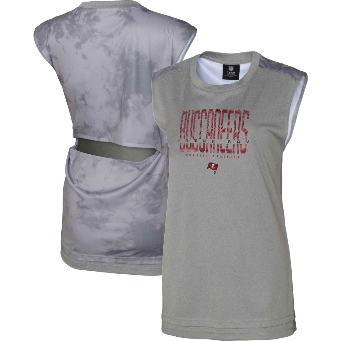 Tampa Bay Buccaneers Women's No Sweat Tank Top - Gray Tops