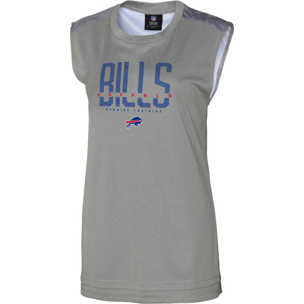 Buffalo Bills Women's No Sweat Tank Top - Gray Tops