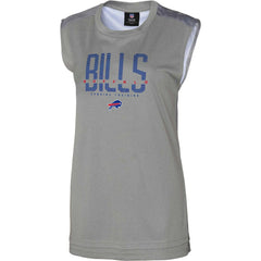 Buffalo Bills Women's No Sweat Tank Top - Gray Tops