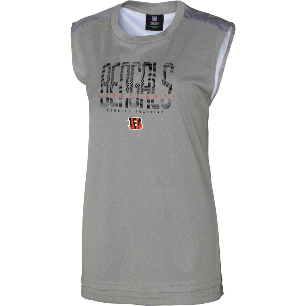 Cincinnati Bengals Women's No Sweat Tank Top - Gray Tops