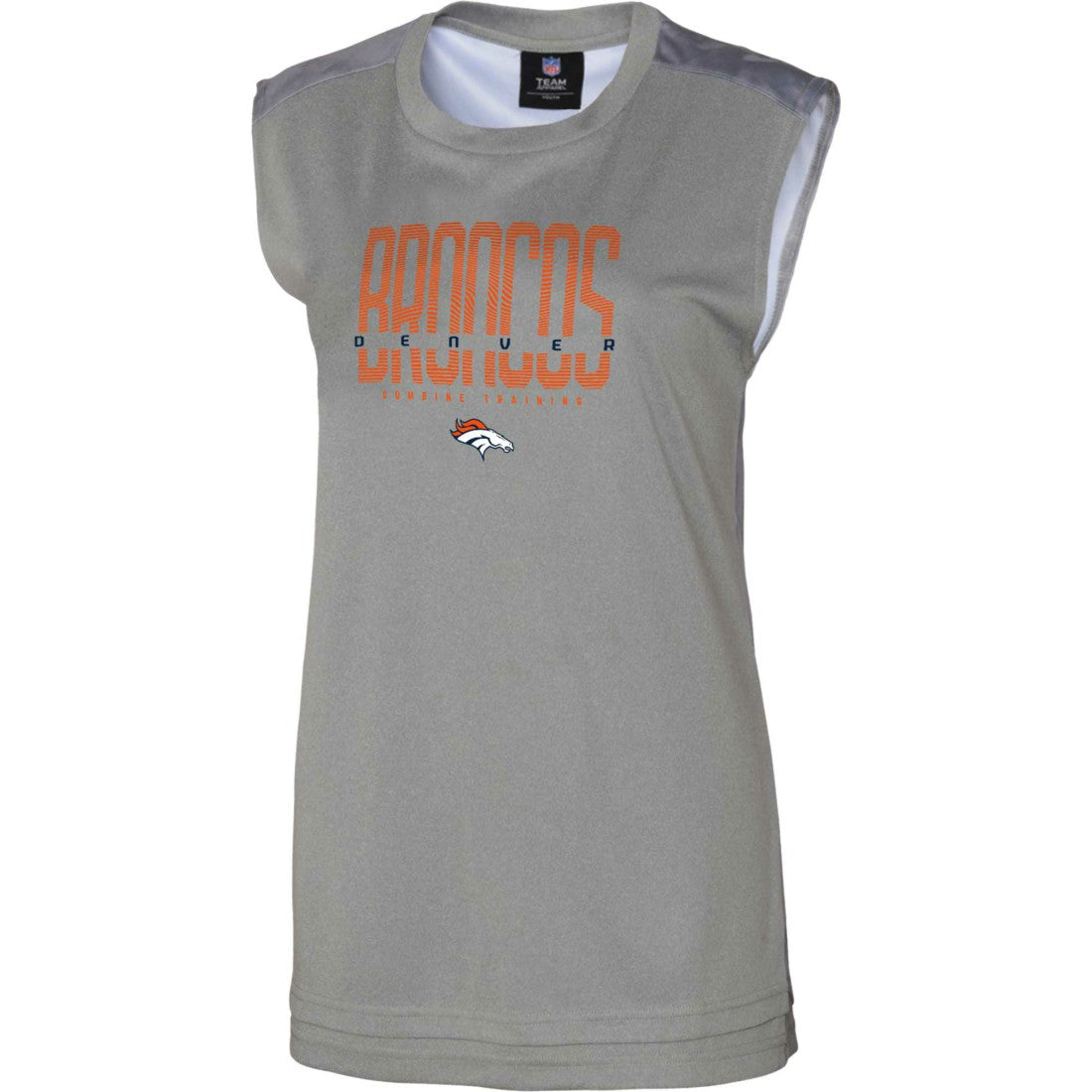 Denver Broncos Women's No Sweat Tank Top - Gray Tops