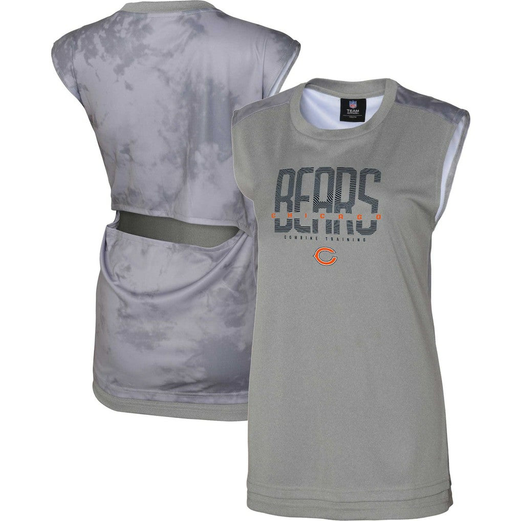 Chicago Bears Women's No Sweat Tank Top - Gray Tops