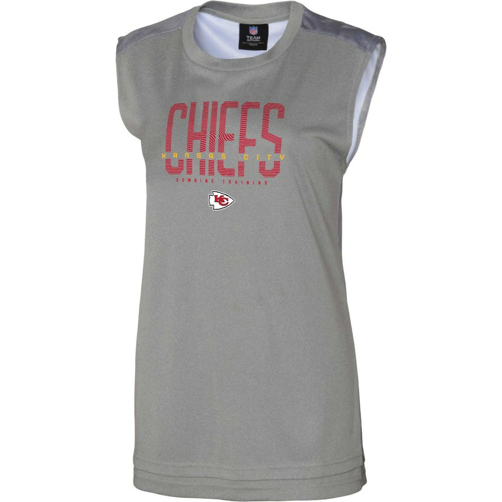 Kansas City Chiefs Women's No Sweat Tank Top - Gray Tops