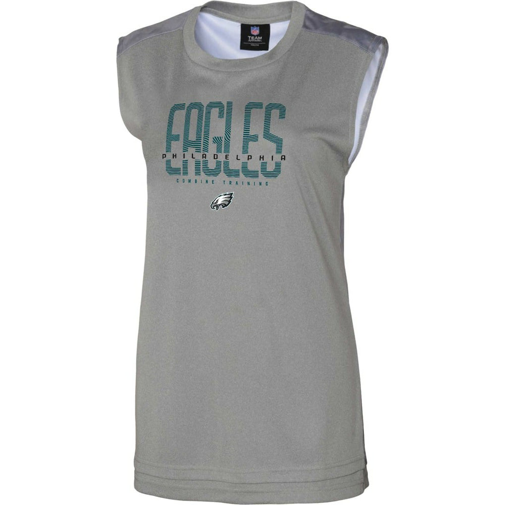 Philadelphia Eagles Women's No Sweat Tank Top - Gray Tops