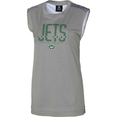 New York Jets Women's No Sweat Tank Top - Gray Tops