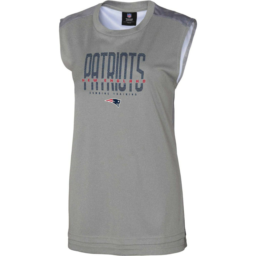 New England Patriots Women's No Sweat Tank Top - Gray Tops