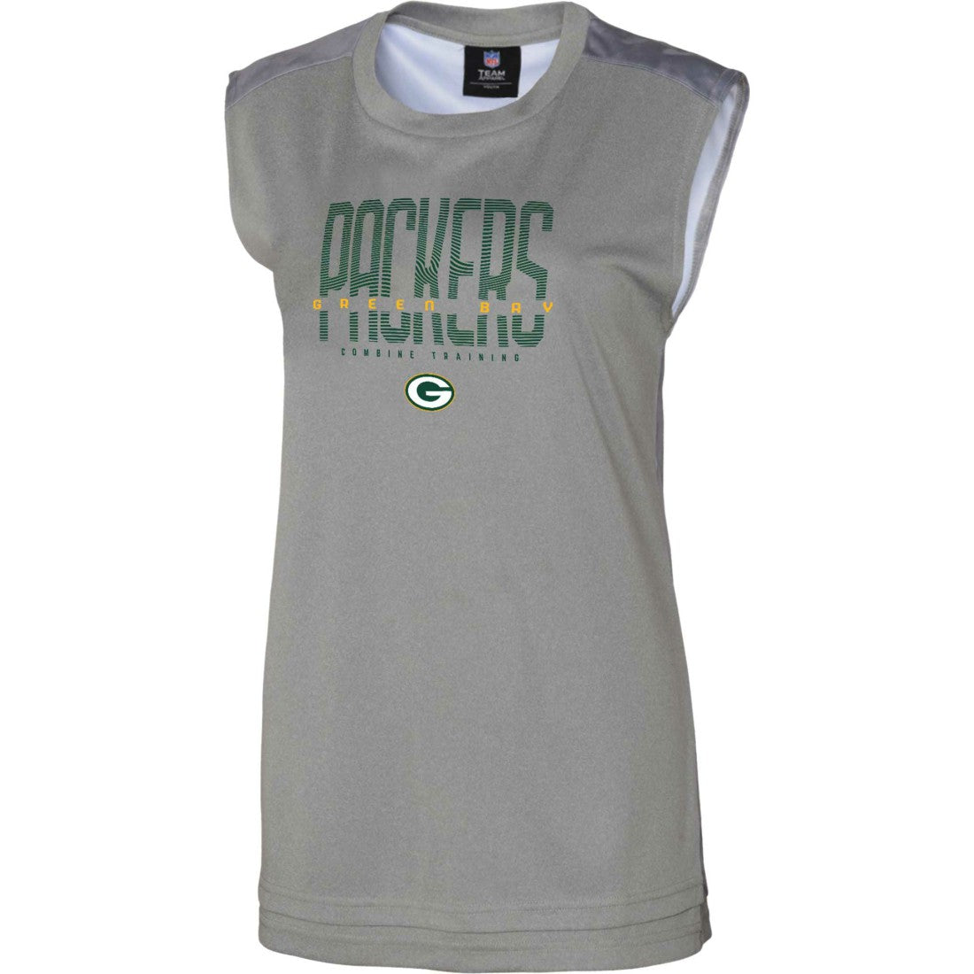 Green Bay Packers Women's No Sweat Tank Top - Gray Tops