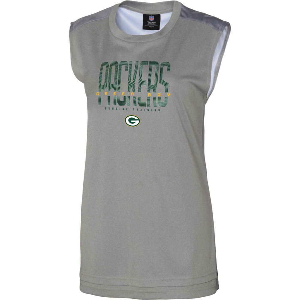 Green Bay Packers Women's No Sweat Tank Top - Gray Tops