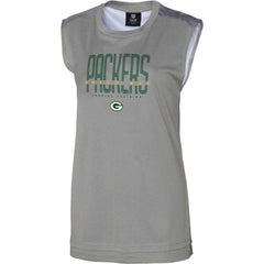Green Bay Packers Women's No Sweat Tank Top - Gray Tops
