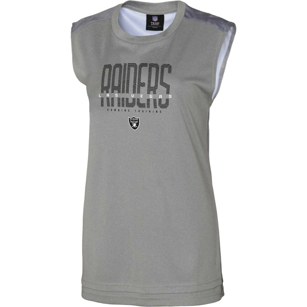 Las Vegas Raiders Women's No Sweat Tank Top - Gray Tops