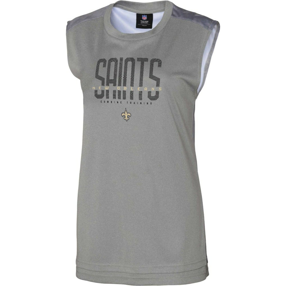 New Orleans Saints Women's No Sweat Tank Top - Gray Tops
