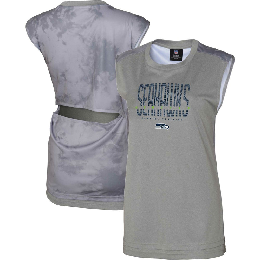 Seattle Seahawks Women's No Sweat Tank Top - Gray Tops