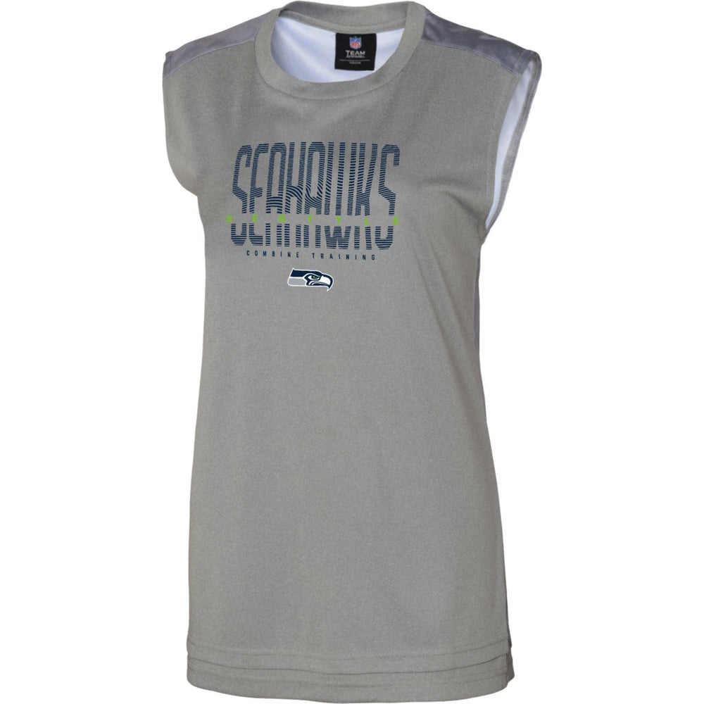 Seattle Seahawks Women's No Sweat Tank Top - Gray Tops