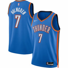 Chet Holmgren Oklahoma City Thunder Unisex 2022 NBA Draft First Round Pick Player Swingman Jersey Icon Edition Blue - Nike