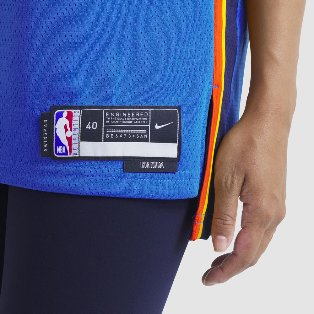 Chet Holmgren Oklahoma City Thunder Unisex 2022 NBA Draft First Round Pick Player Swingman Jersey Icon Edition Blue - Nike