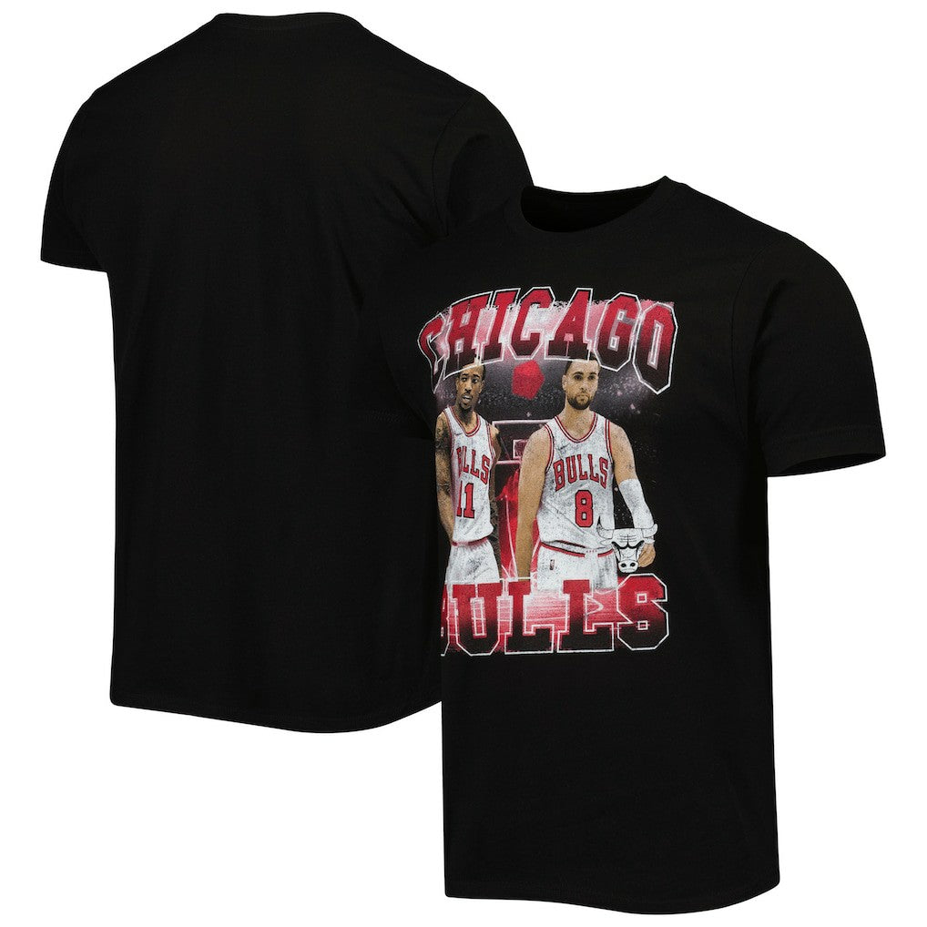 DeMar DeRozan & Zach LaVine Chicago Bulls Stadium Essentials Unisex Player Duo T-Shirt Black outlet