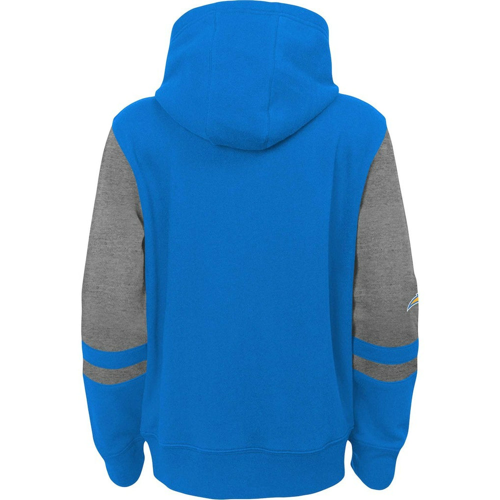 Los Angeles Chargers Preschool Stadium Color Block Full-Zip Hoodie - Powder Blue Hoodies