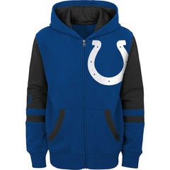 Indianapolis Colts Preschool Stadium Color Block Full-Zip Hoodie - Royal Hoodies