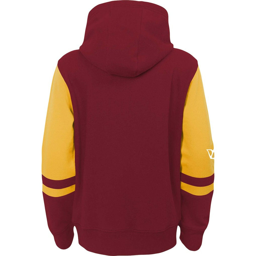 Washington Commanders Preschool Stadium Color Block Full-Zip Hoodie - Burgundy Hoodies