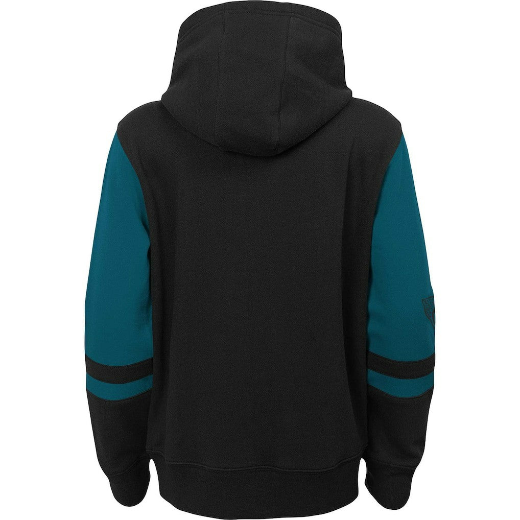Jacksonville Jaguars Preschool Stadium Color Block Full-Zip Hoodie - Black Hoodies
