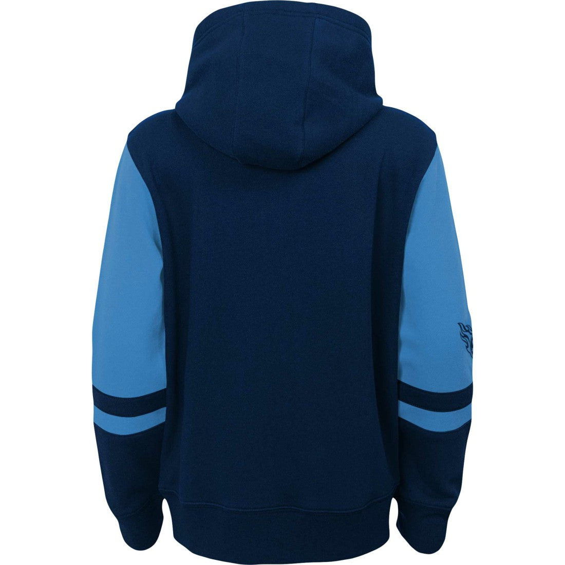 Tennessee Titans Youth Colorblock Full-Zip Hoodie - Navy Hoodies