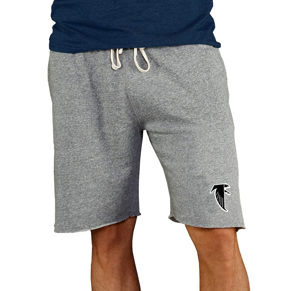 Atlanta Falcons Concepts Sport Throwback Logo Mainstream Terry Shorts - Gray Shorts