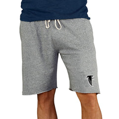 Atlanta Falcons Concepts Sport Throwback Logo Mainstream Terry Shorts - Gray Shorts