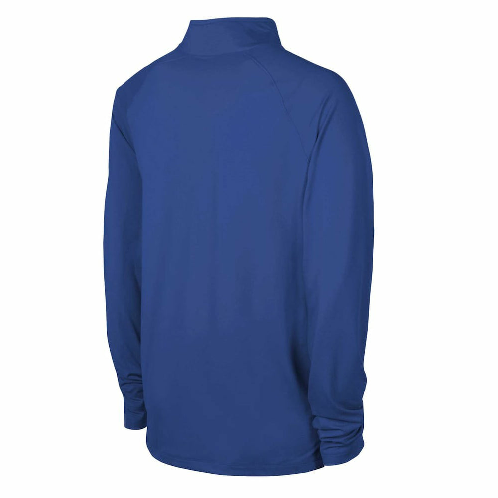 Los Angeles Rams Combine Authentic Raglan Quarter-Zip Top - Royal Tops