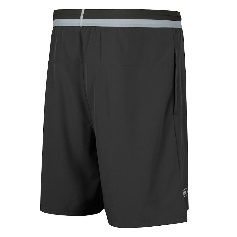Las Vegas Raiders Cool Down Tri-Color Elastic Training Shorts - Black Shorts