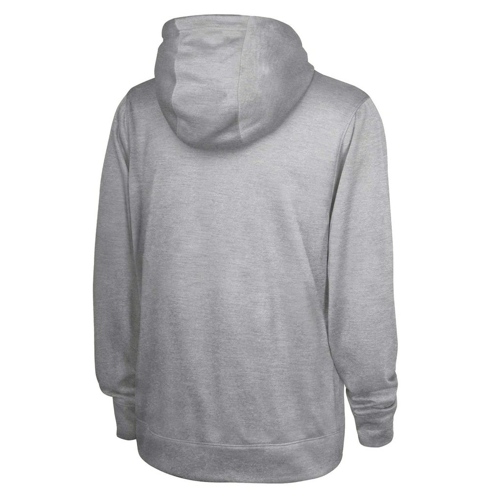 New Orleans Saints Grid Drill Streak Fleece Pullover Hoodie - Heather Gray Hoodies
