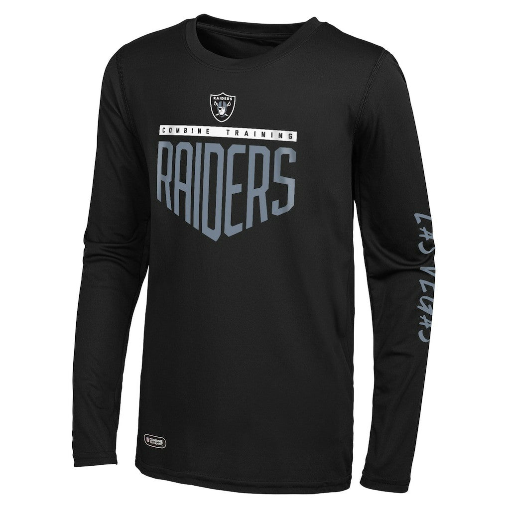 Las Vegas Raiders Impact Long Sleeve T-Shirt - Black T-shirts