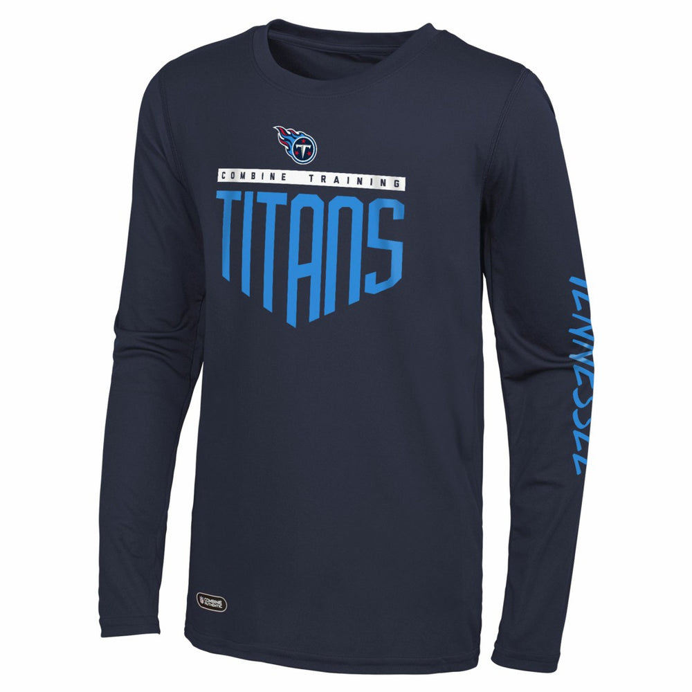 Tennessee Titans Impact Long Sleeve T-Shirt - Navy T-shirts