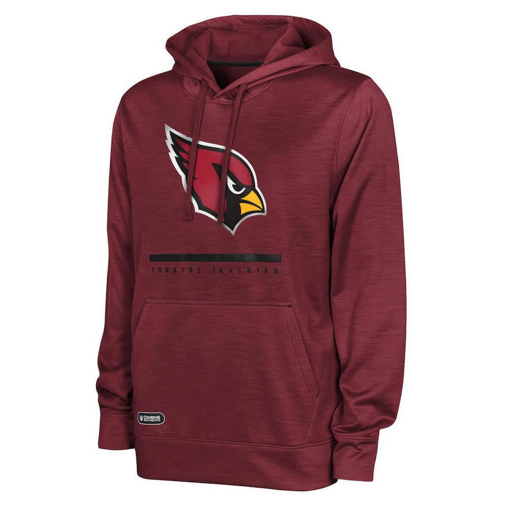 Arizona Cardinals Speed Drill Streak Pullover Hoodie - Cardinal Hoodies