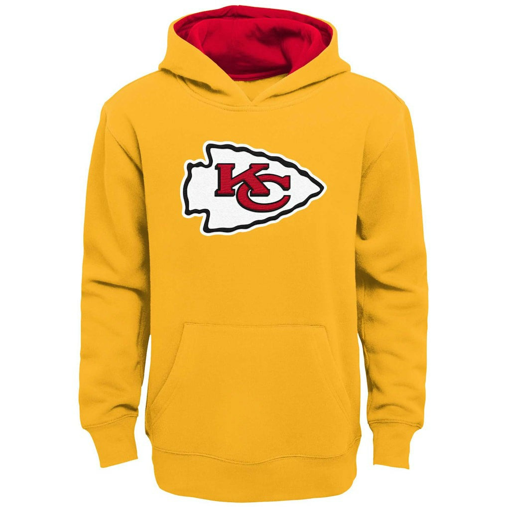 Kansas City Chiefs Youth Prime Pullover Hoodie - Gold Hoodies