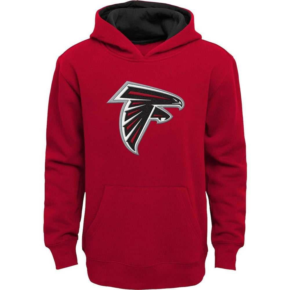 Atlanta Falcons Youth Prime Pullover Hoodie - Red Hoodies