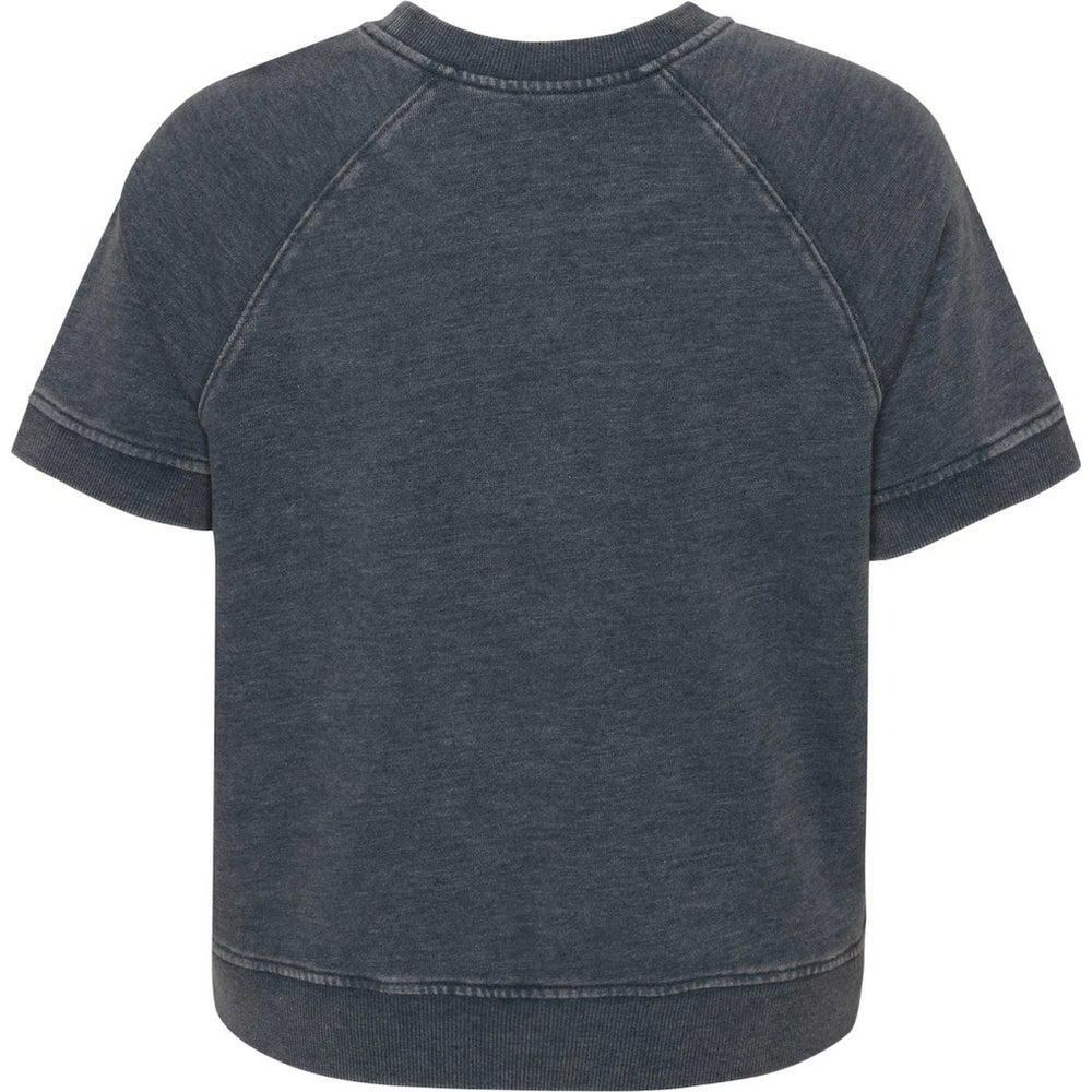 New England Patriots Girls Juniors Cheer Squad Raglan T-Shirt - Heather Charcoal T-shirts